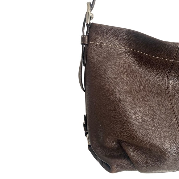 Coach 100% Leather Duffle Cross Body Bag - Picture 4 of 11